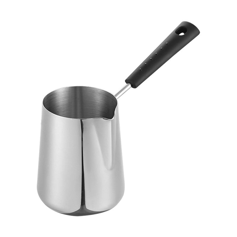 Fancy Milk Pot Stainless Steel Thickened Supplementary Food Pot Baby Boiling Mini Deep Pot Fuel Saving Small Frying Pot Mocha Pot