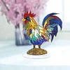 >SALE<Diamond Painting Desktop Decor with Light for Office Desktop Decor (Rooster)