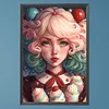 uk.everydayedeals (Limited Stock)Diamond Painting - Round AB Drills - Ice Cream Girl(45*65cm)