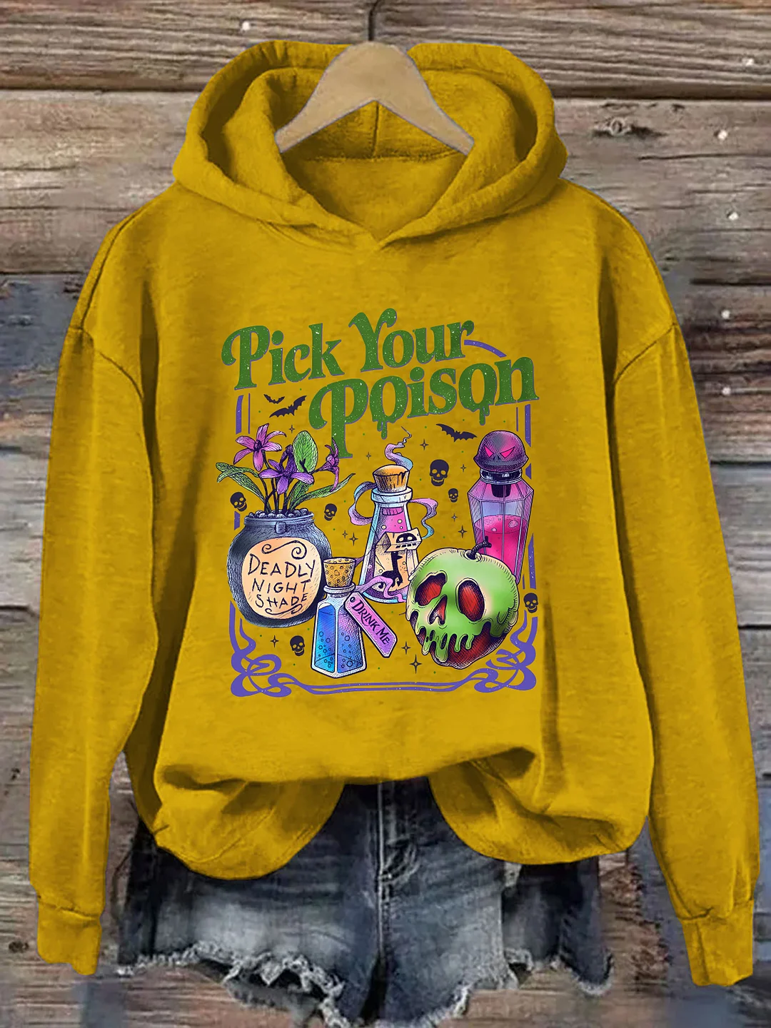 Pick Your Poison Vintage Hoodie