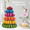 4/6 Tiers Macaron Display Stand Wedding Dessert Tower Rack for Afternoon Tea