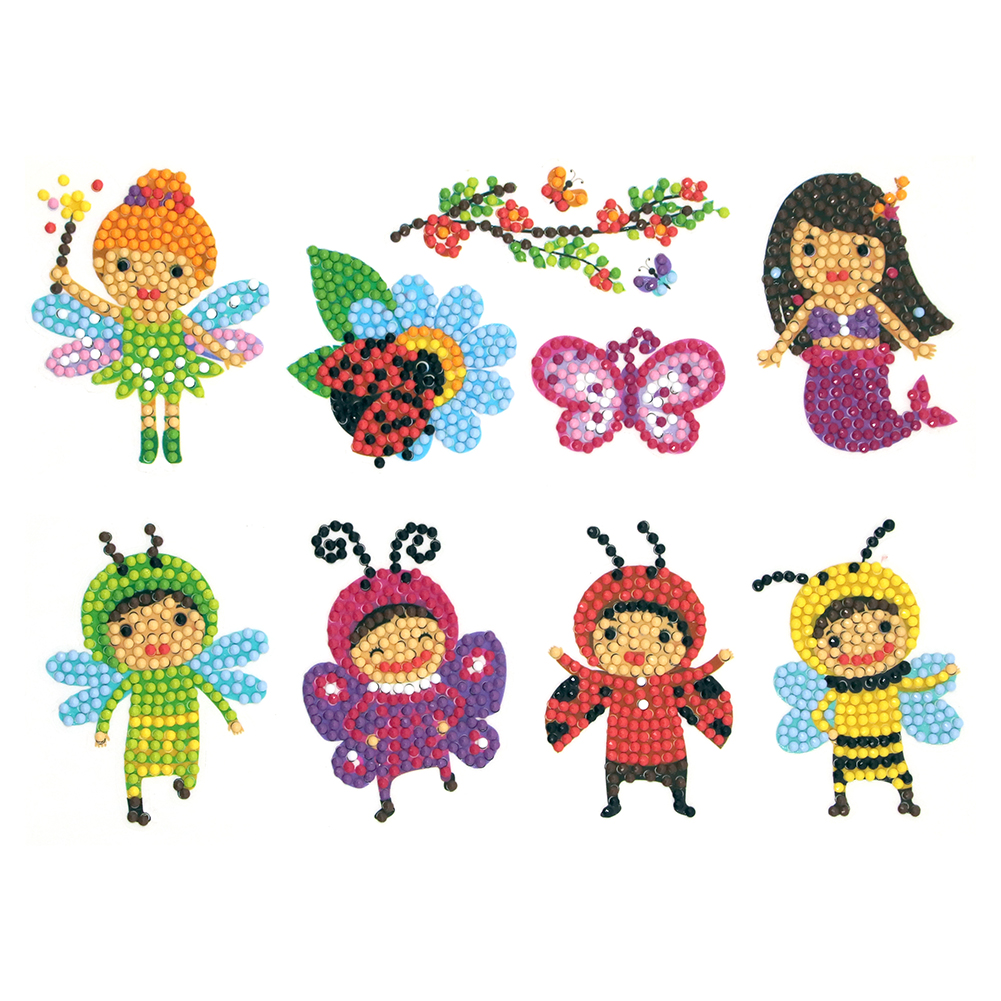 

8pcs Animal-DIY Creative Diamond Sticker, 501 Original