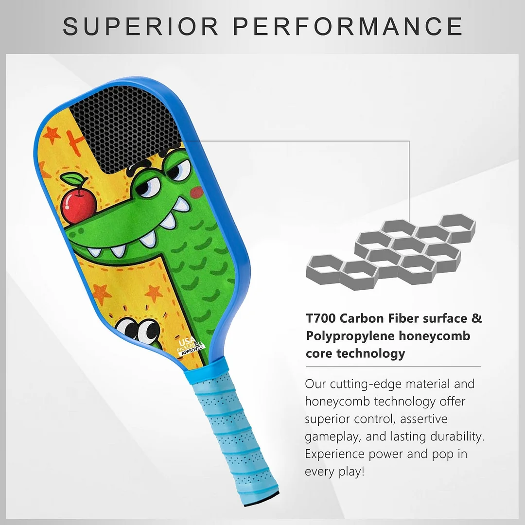 Original Paddle (16mm) T700 Sandblasted Carbon Fiber-Imagine & Play Paddle