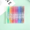 12 Colors Erasable 0.5/0.7mm Gel Pen Set Eraser Temperature Control School Season Student Office Stationery