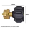 Gas Cylinder Tank Coupler Brass Propane Bottle Filler Adapter for Camping Picnic