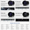 Car HUD Head-up Display P6 Full LCD Obd Instrument Modified Driving Score Gesture Switch A590 OBD+GPS Dual-Mode Smart Instrument