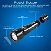 APLOS AP40 4000 Lumens Scuba Diving Flashlight  XHP70 High Brightness LED Dive Torch, IPX8 Waterproof Underwater 150m 492ft Submersible Light Include 1 x 26650 Rechargeable Battery and Charger APLOS Dive Light Official