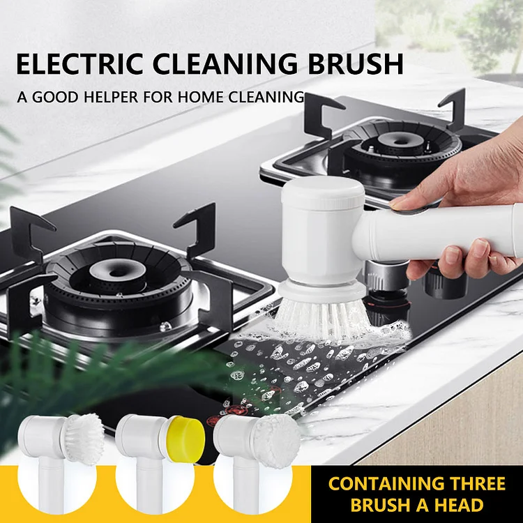 Electric Kitchen Bathroom Cleaning Tool Set