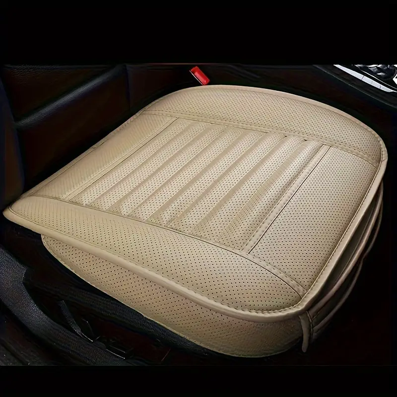 breathable pu leather auto seat cushion protector anti slip car seat cover details 6