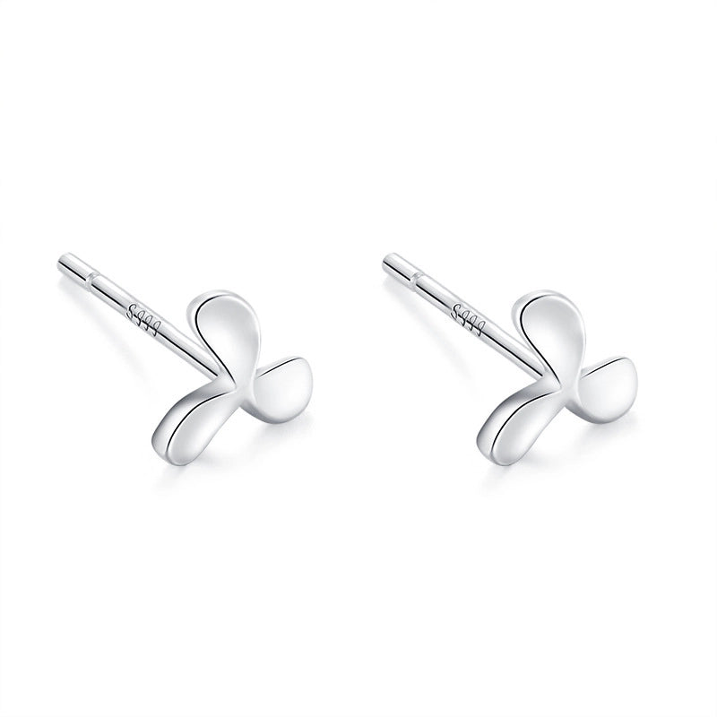 1 Pair 925 Sterling Silver Star Heart Shape Ear Studs