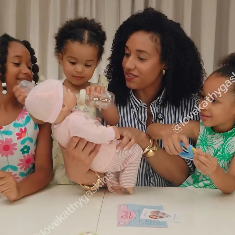 Babeside Sleeping Reborn Baby Lucy 20" Little Infant Girl A Moment Of Comfort