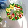 DIY Special Shaped Diamond Painting Wall Decor Wreath Hanging Kit(Christmas Bear)
