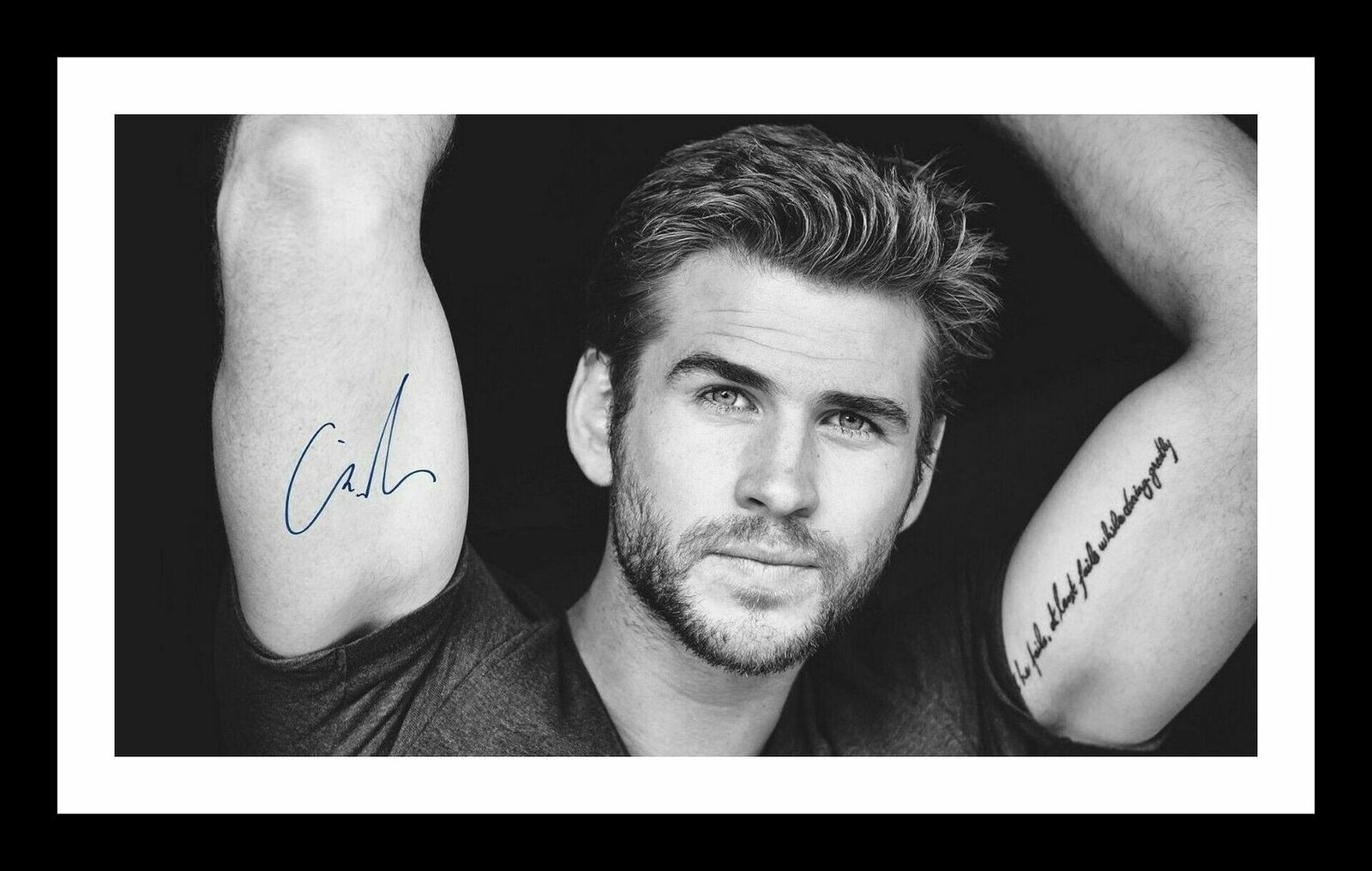 Liam Hemsworth Autograph Signed & Framed Photo Poster painting