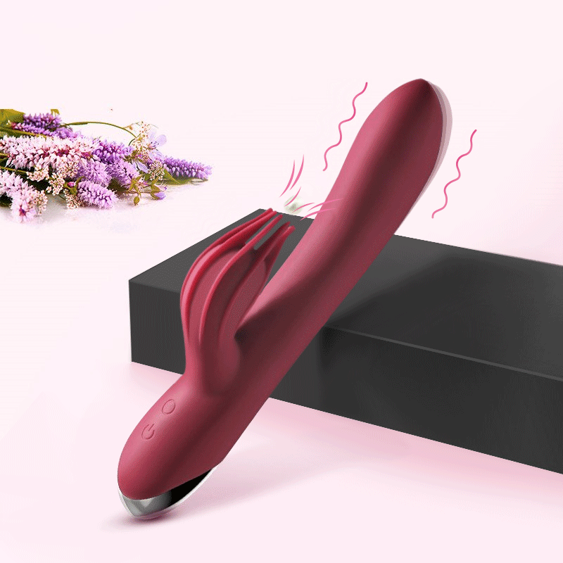 Rabbit Vibrator 10 Speed G Pot Clitoris Stimulation Massage - Rose Toy