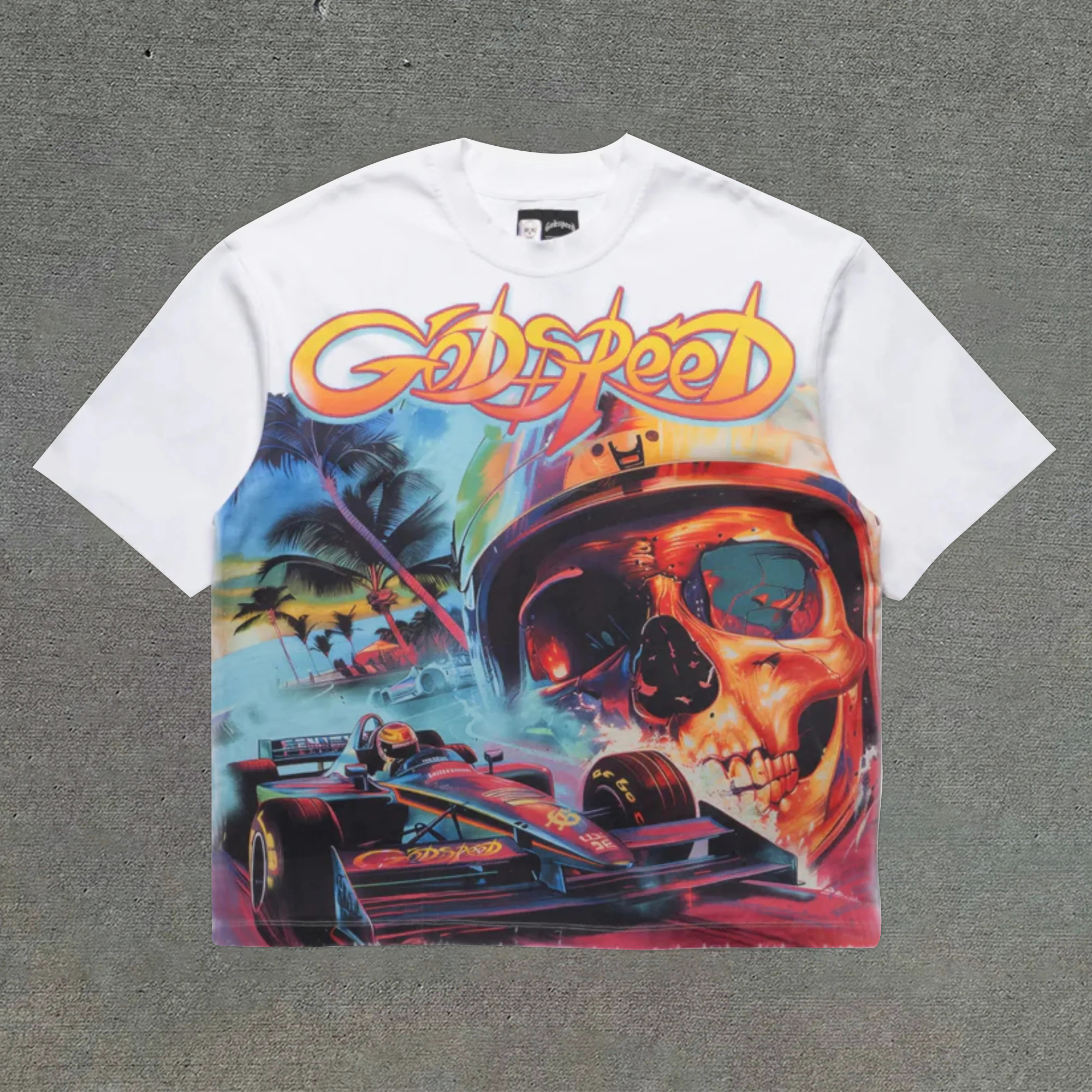 Godspeed Mens F1 Dreams Cotton Short Sleeve T-Shirt