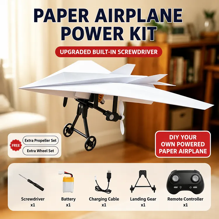 DIY Remote Control Paper Airplane