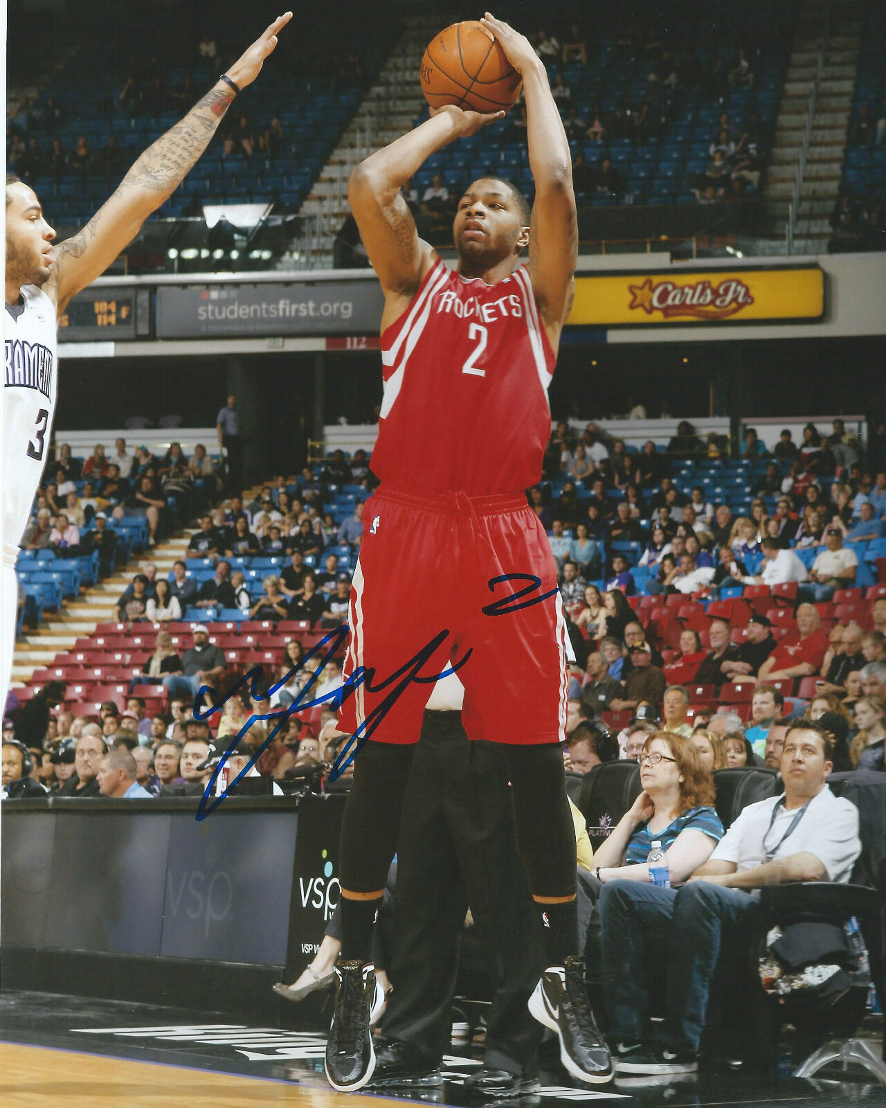 Marcus Morris *HOUSTON ROCKETS* Signed 8x10 Photo Poster painting M2 COA GFA