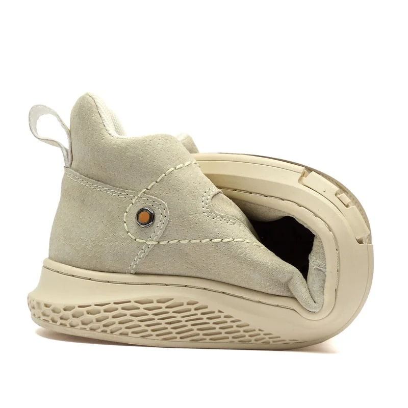 High quality Genuine Leather shoes man winter men Casual shoes fashion flats lace up fashion sneakers male footwear rubber shoes