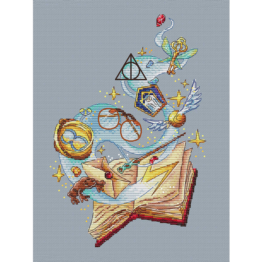 

Enchant Book - 14CT Counted Cross Stitch - 40*50CM, 501 Original