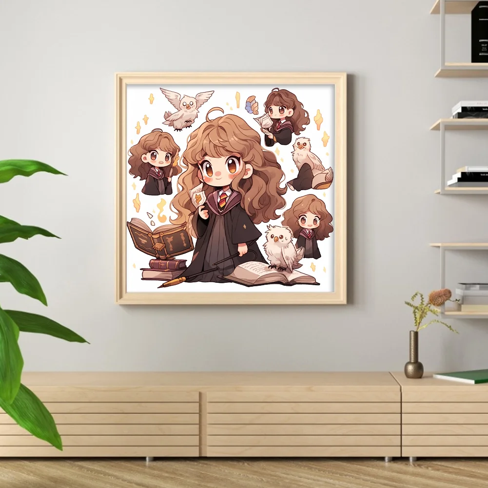 Diamond Painting - Full Round Drill - Hermione Granger(Canvas|40*40cm)