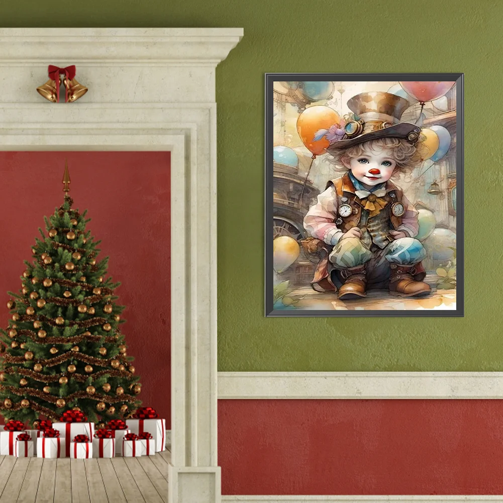 Diamond Painting - Full Square Drill - Clown(Canvas|40*50cm)