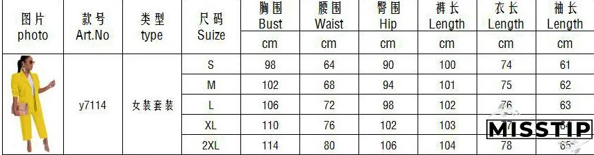 Fall Fashion Solid Color Women's Blazer Two Piece