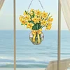 Diamond Painting Acrylic Daffodil Diamond Painting Dots Hanging Pendant