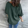 Gioiacombo&trade; Nuovo top estivo a maniche corte con scollo a V