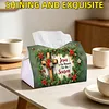 Season of Jesus DIY PULeather Diamond Painting Tissue Box for Adults Beginners Large Size Diamond Art Paper Storage Holder for Living Room Bathroom Table Decor
