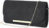 Damen Elegant Spitze Clutches, Abendtasche Party Hochzeit Handtaschen,Glitzer Umschlag Tasche Bag, Klein Hochzeit Umhängetasche Mädchen
