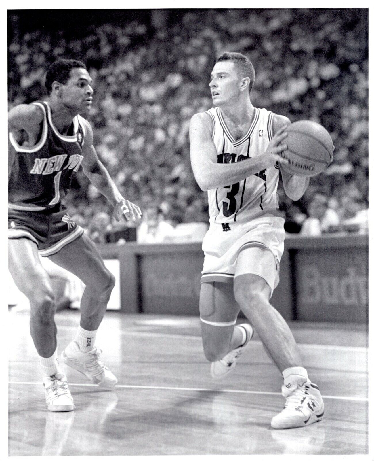 REX CHAPMAN Charlotte Hornets Basketball NBA 8x10 Promo Photo Poster painting 1990 Bill Setliff