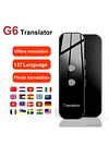 Language Translator Bidirectional Interpretation Tool Rechargeable Real-Time Translation Machine Supports 144 Languages Portable Intelligent Translators for Learning Travel Businesses