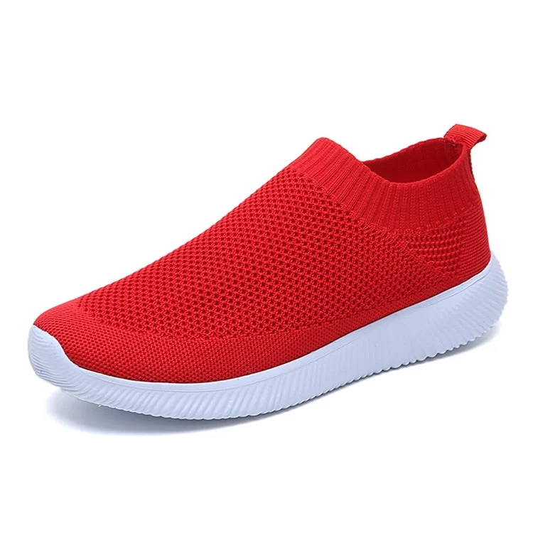 Women Shoes Ultralight Women Flats Slip On White Sneakers Zapatos Mujer Breathable Mesh Women Flat Shoes Causal Footwear Female