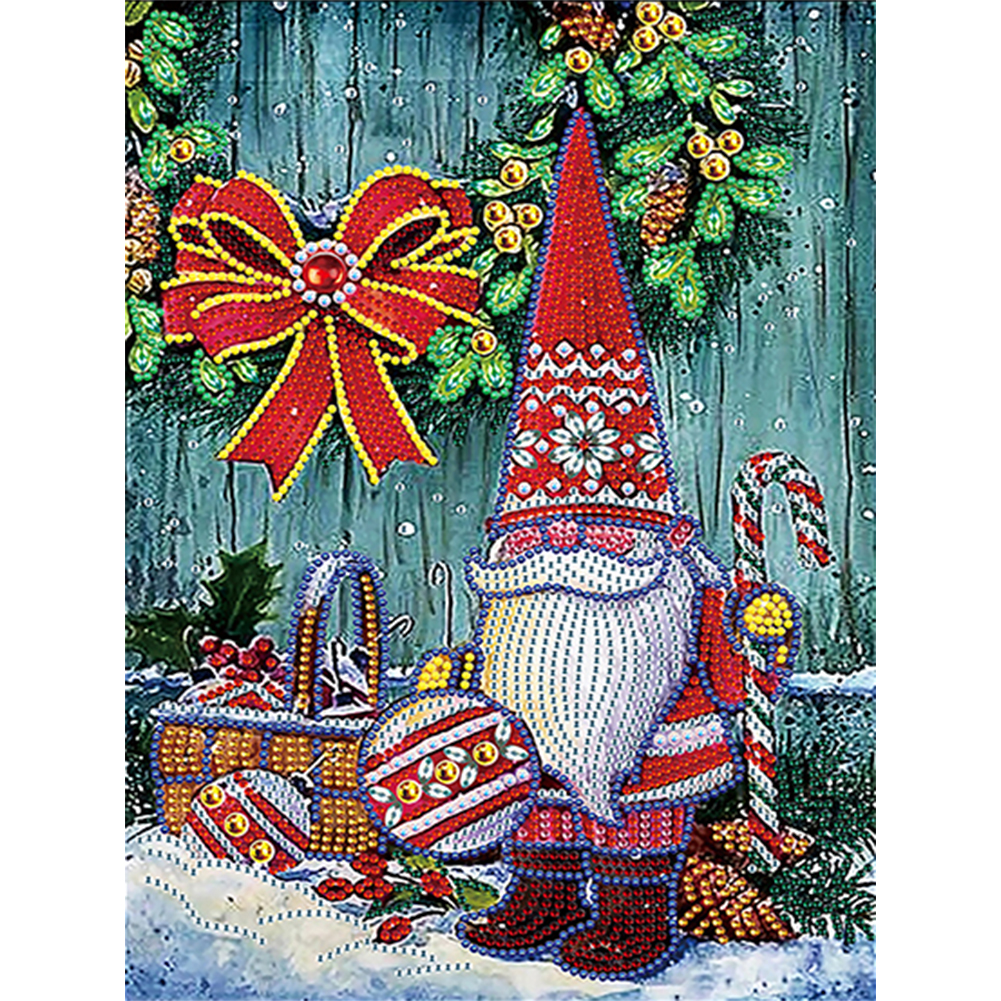 

Christmas Atmosphere - Special Shaped Diamond Painting - 30*40CM, 501 Original