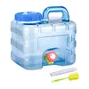 Portable Container with Faucet Camping Equipment Outdoor Water Bucket for Hiking