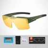 Cycling Glasses Polarized Color Changing Flip Cover Myopia Set Goggles