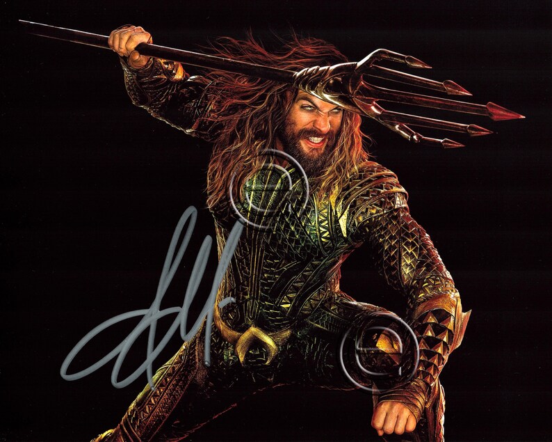 Jason Momoa Aquaman Autographed Signed Photo Poster painting 8 x 10 print Photo Poster painting picture poster wall art autograph