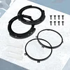 7 Inch Headlight Mount Bracket Mounting Retaining Set for  Wrangler JK 07-17