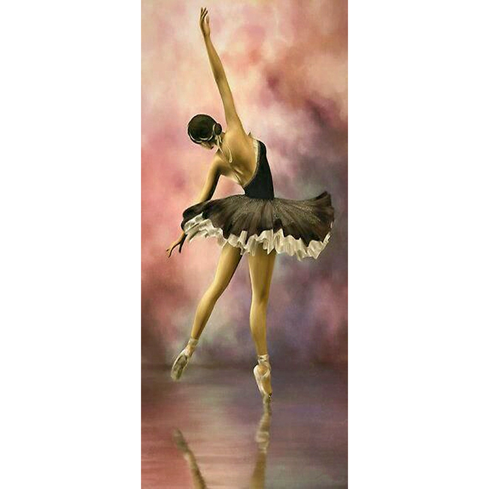 

50*110CM - Round Drill Diamond Painting - Ballet Girl, 501 Original