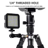 FM5S-MINI Portable Tripod, Lightweight Travel Holder, Desktop Video MiNi Tripod With 360-Degree Ball Head For SLR Cameras
