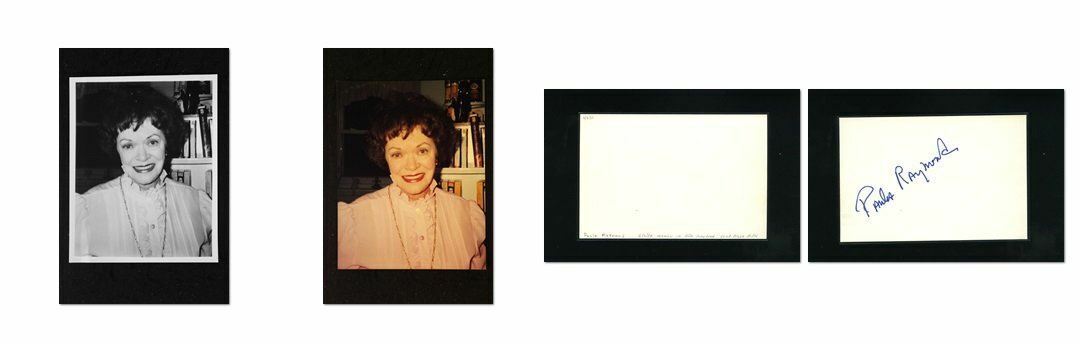 Paula Raymond - Signed Autograph and Headshot Photo Poster painting set - Blood of Dracula's Cas