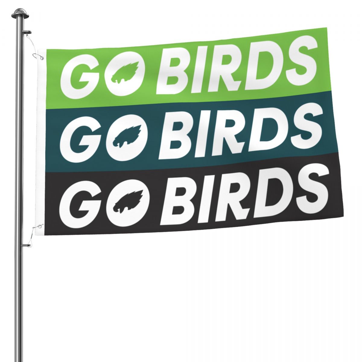 Philadelphia Eagles Go Birds 2x3 FT UV Resistant Flag