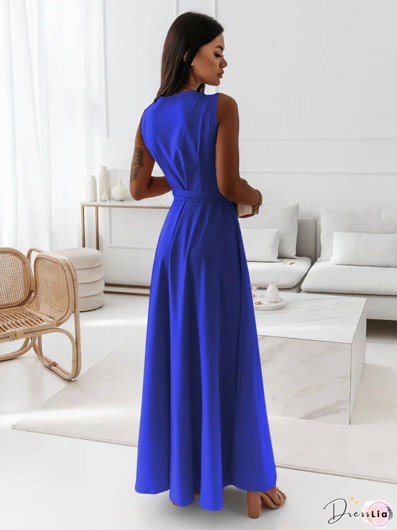 Statement Ruffle Midi Dress