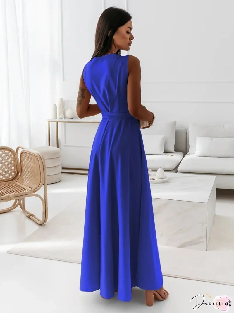 Statement Ruffle Midi Dress