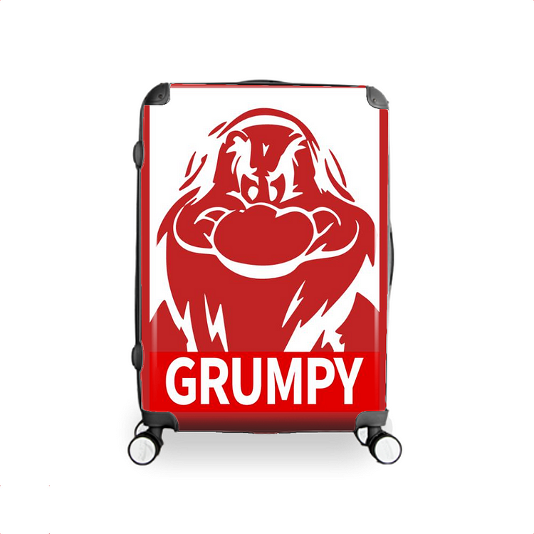 Grumpy Dwarf, Snow White Hardside Luggage
