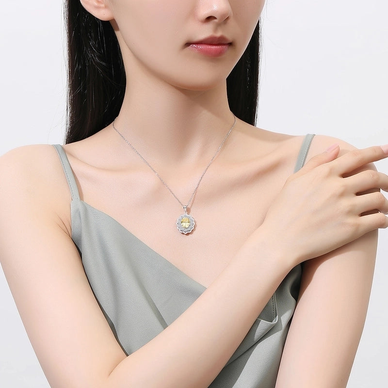 1 Piece 925 Sterling Silver 925 Sterling Silver Oval-cut Lab-Grown Diamond