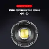 COB LED Flashlight USB Rechargeable IPX4 Waterproof Torch (1x26650 XHP160)