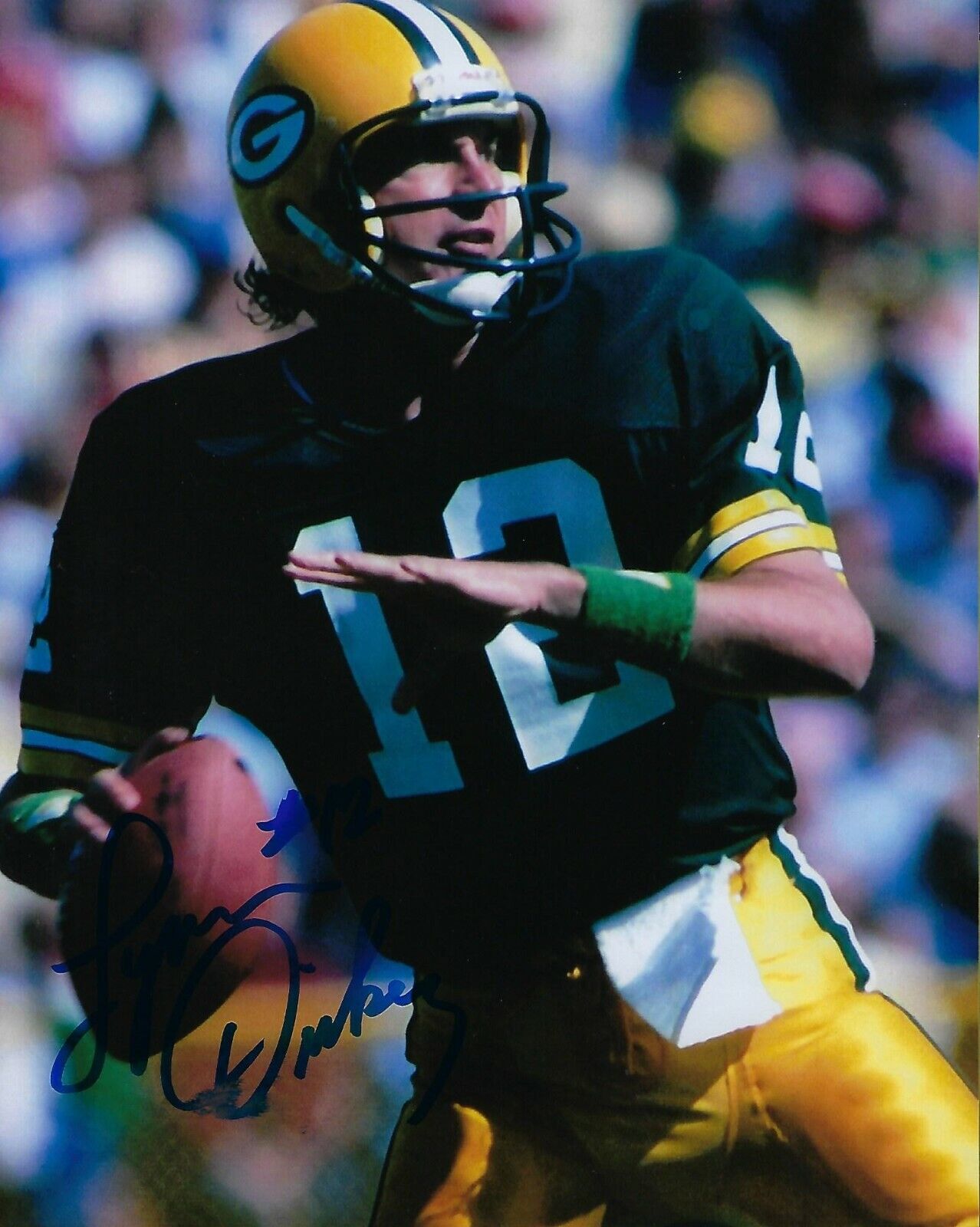 GFA Green Bay Packers * LYNN DICKEY * Signed Autographed 8x10 Photo Poster painting COA