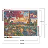 Diamond Painting-DIY Full Round Drill Eiffel Tower(40*50CM)