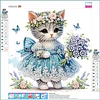 Diamond Painting-DIY Crystal Rhinestone Cat Lady